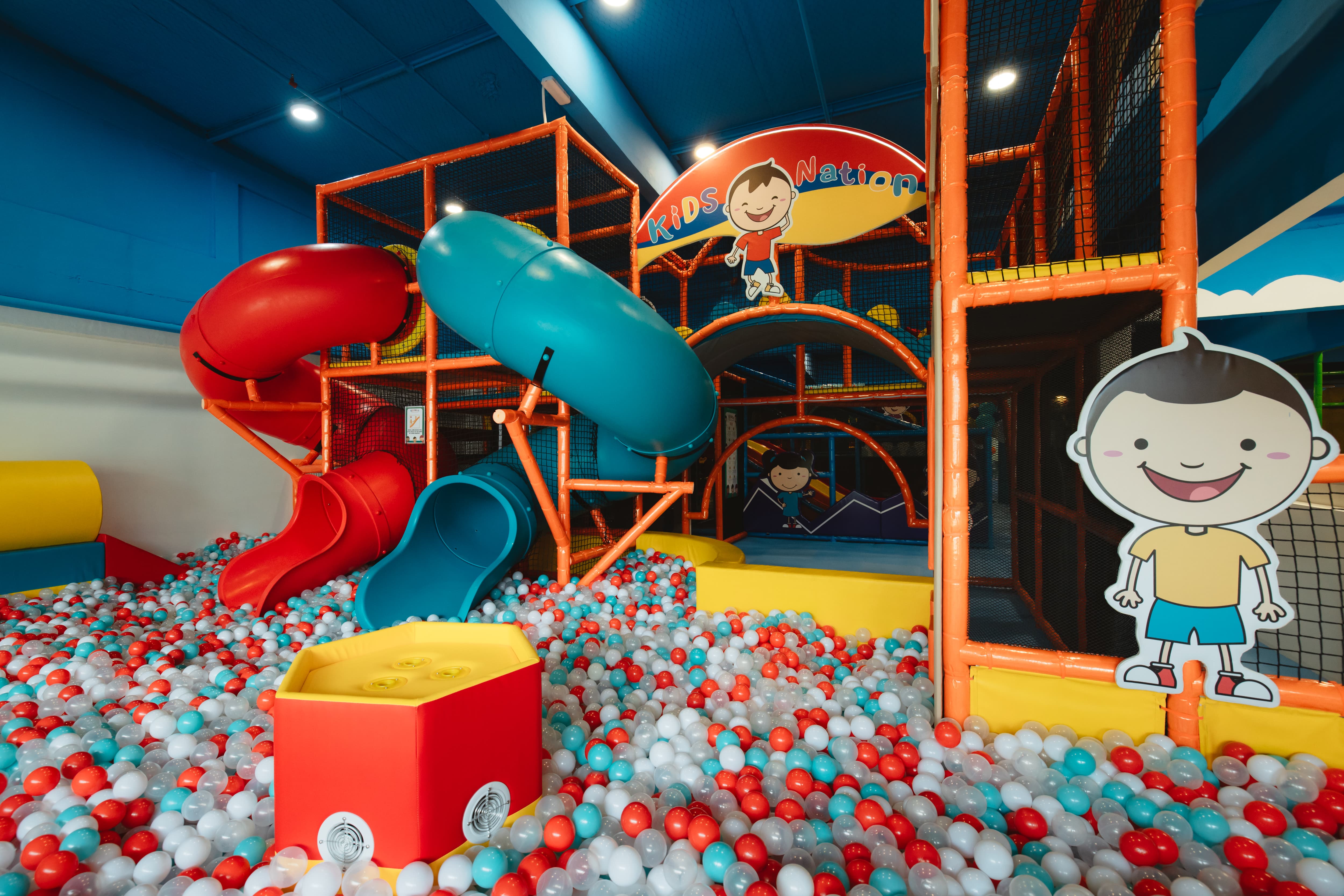 Kids playing at Kids Nation