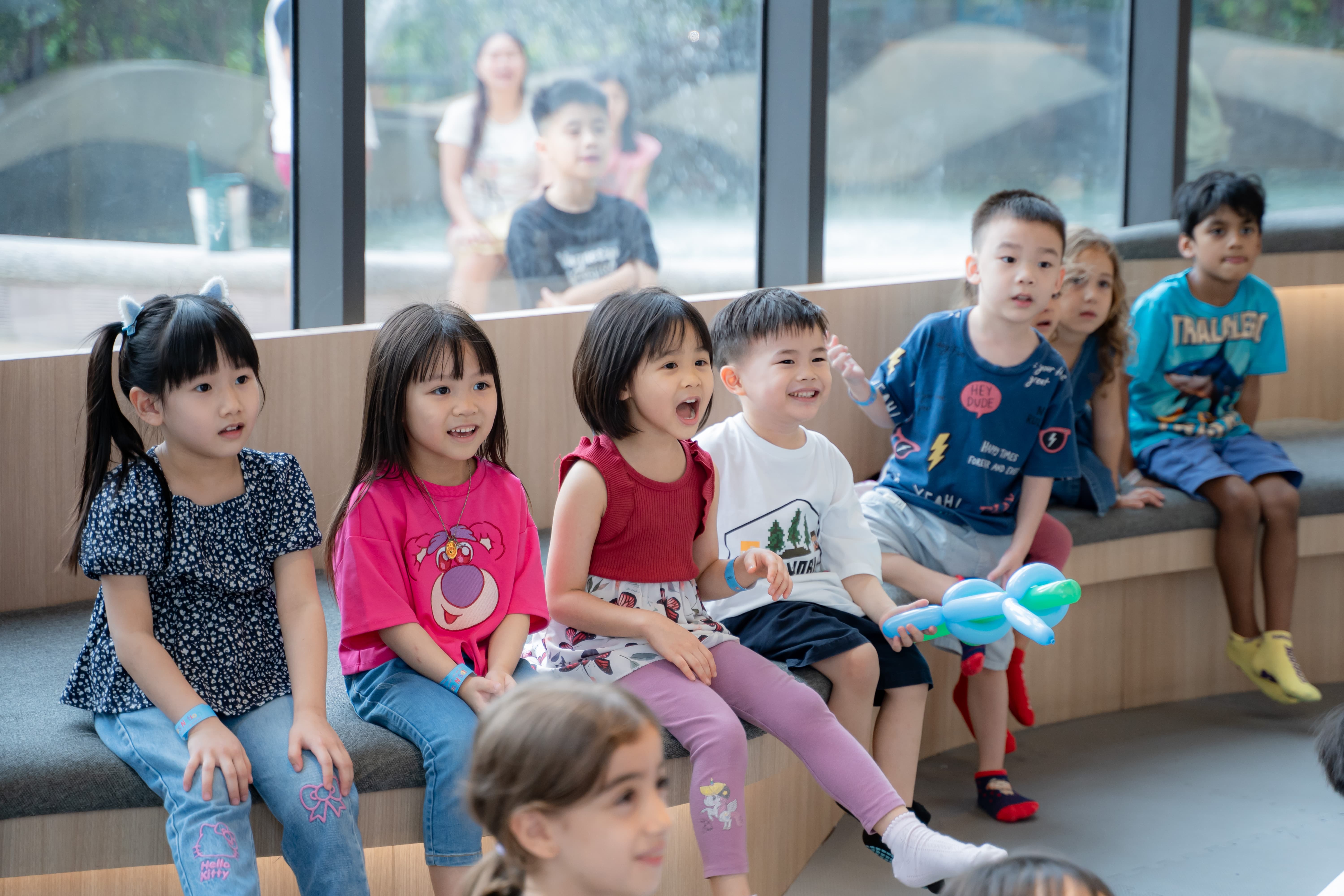 Kids having fun at Kids Nation